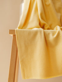 TENCEL™ ribbed modal jersey / Butter Yellow