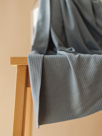 TENCEL™ ribbed modal jersey / Sky Blue
