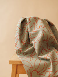 Canvas / Olive Florals