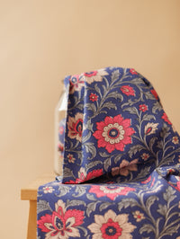 Canvas / Blue & Rose Floral