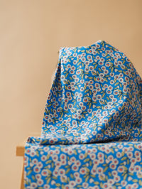 Cotton Poplin / Blue Garden